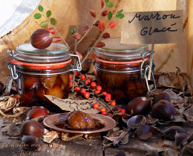 Dulceata de castane - Marrons glacés