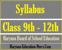 image : HBSE Syllabus - 9th-12th 2021-22 Question Paper Design @ Haryana-Education-News.com