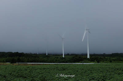 日本の風景　福島県　風力発電