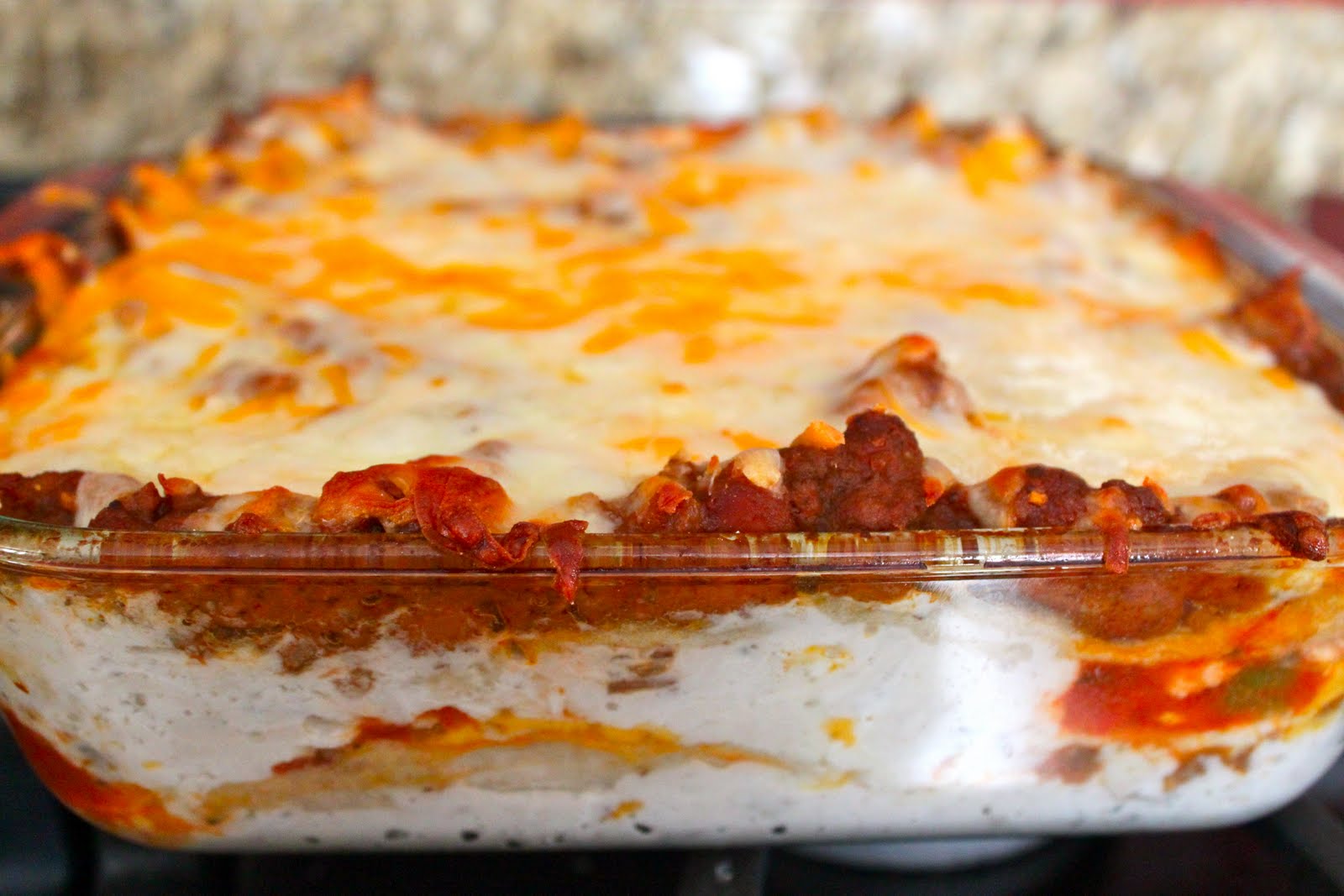 Daily Dimples Creamy Burrito Casserole