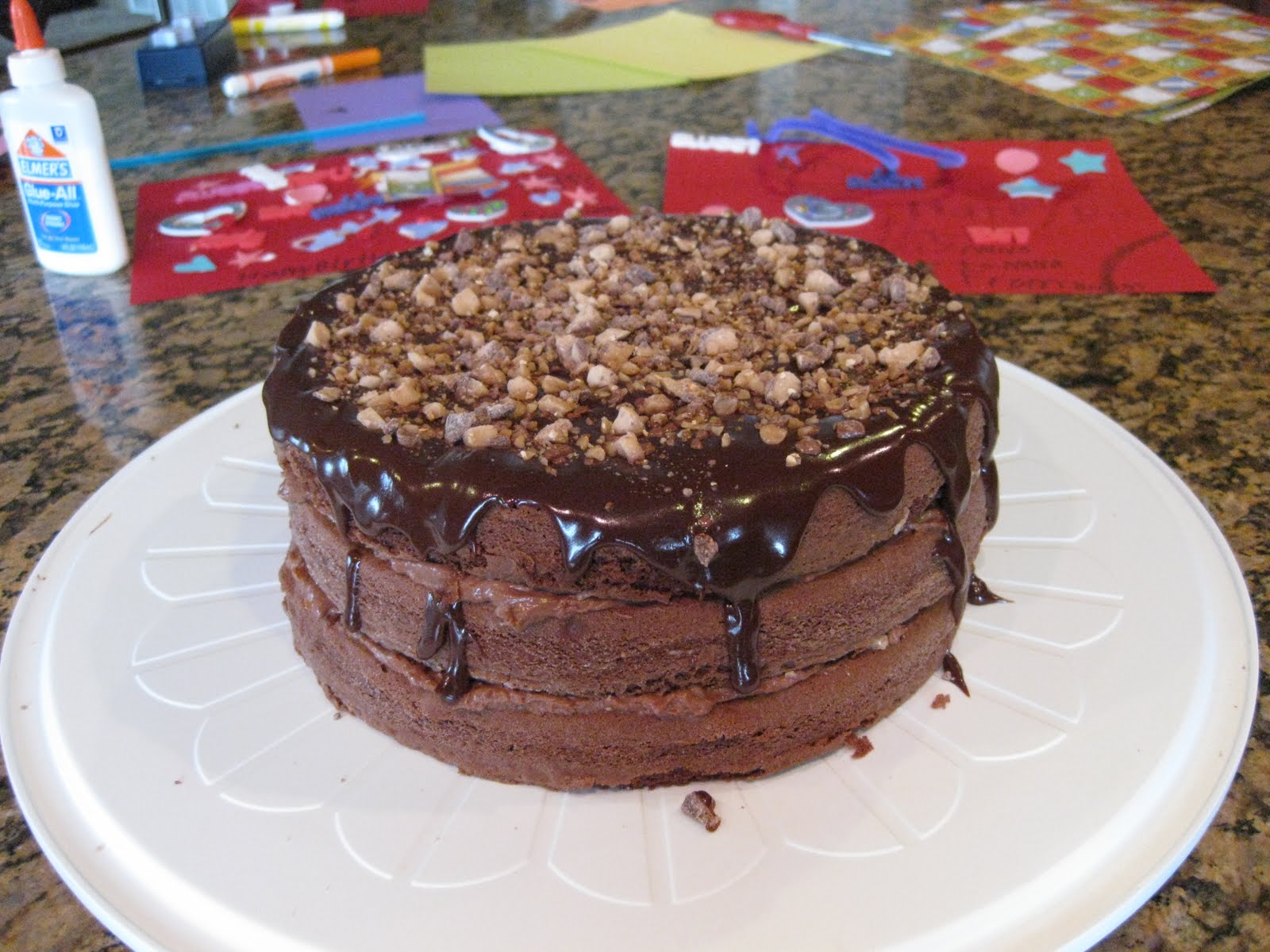 Back Pocket Creations Toffee Chocolate Mousse Cake