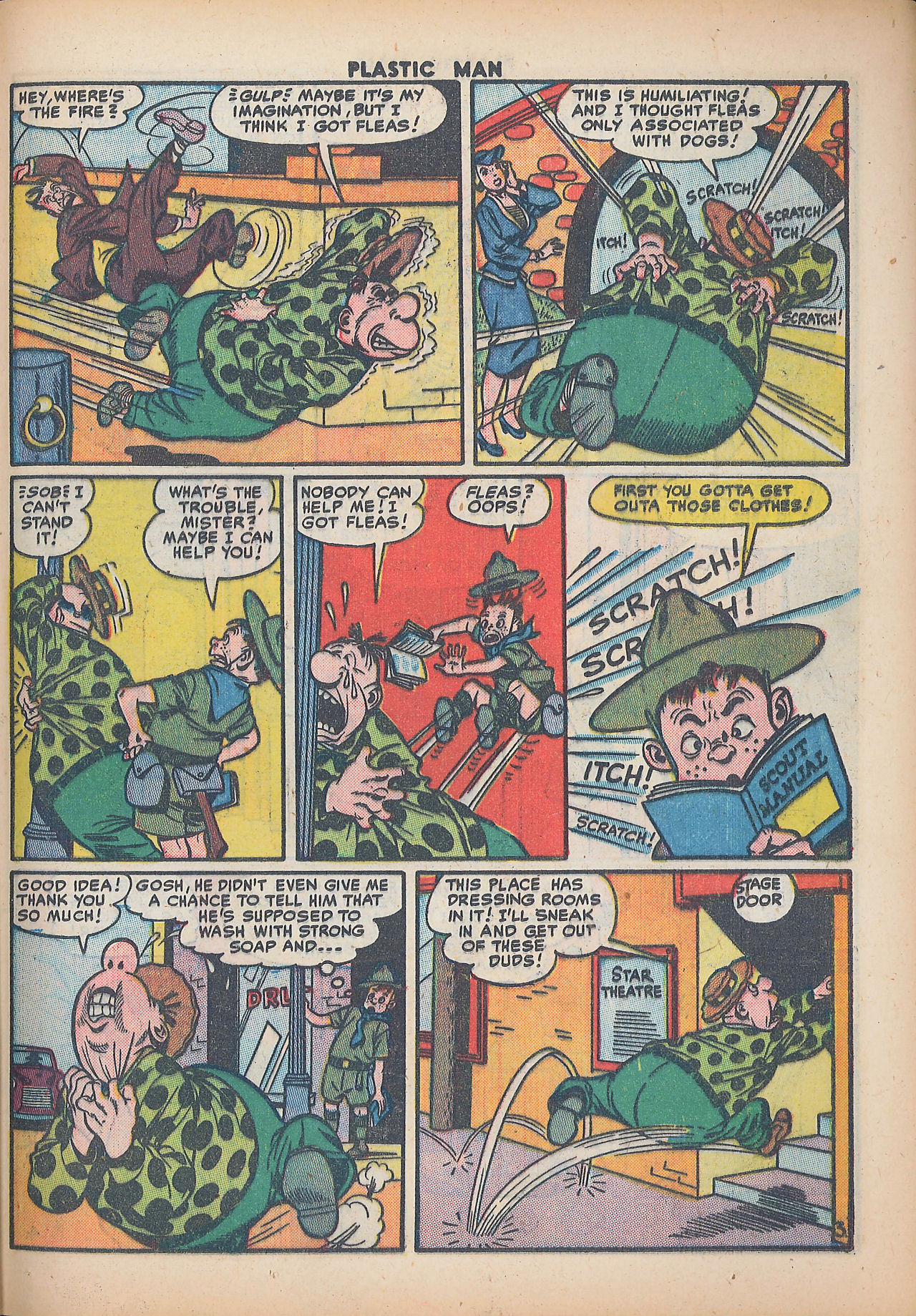 Read online Plastic Man (1943) comic -  Issue #30 - 37