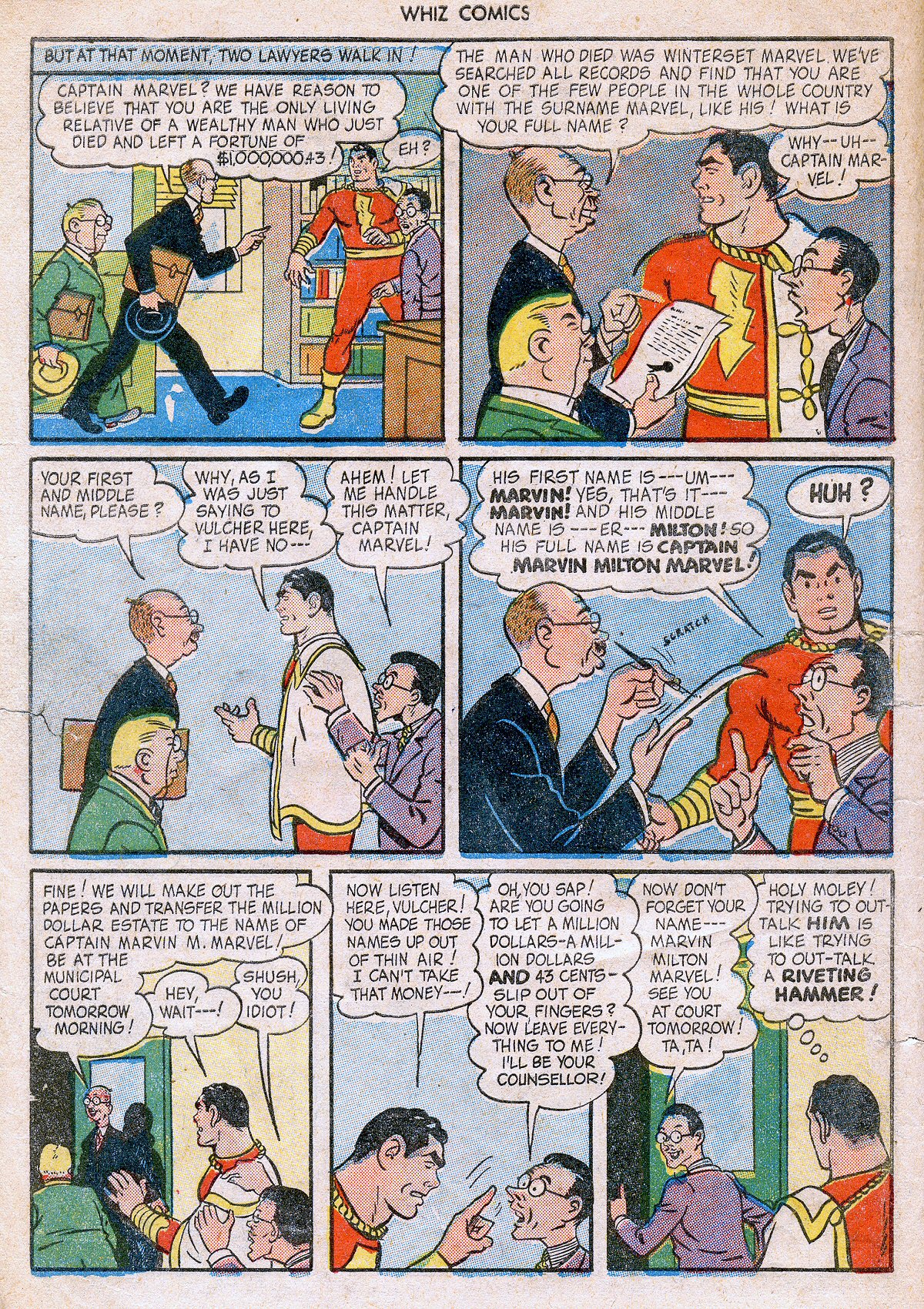 Read online WHIZ Comics comic -  Issue #61 - 6