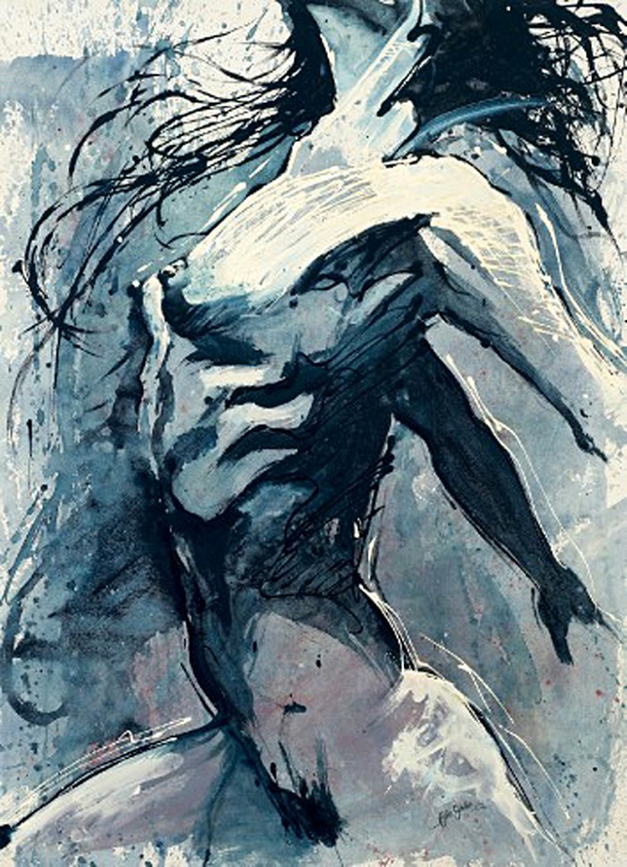 Портрет акрилом. Colin Staples Colin Staples
