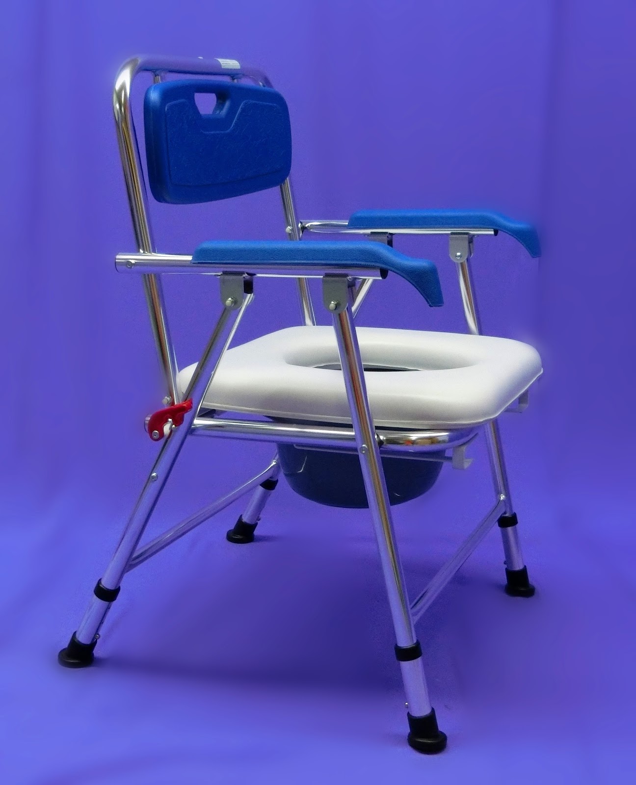 Foldable Commode Chair with soft seat Malaysia Penang Kerusi tandas