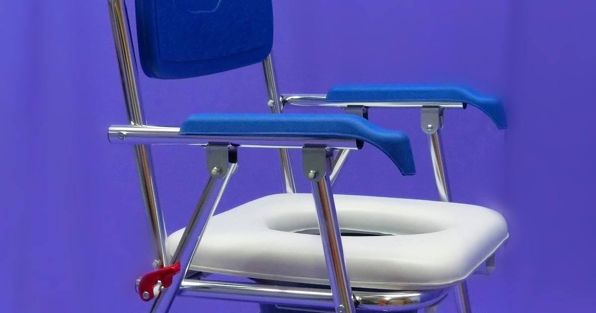 Foldable Commode Chair with soft seat Malaysia Penang Kerusi tandas