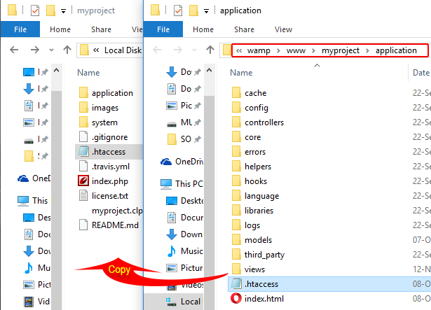 Removing index.php using htaccess in codeIgniter Removing index.php using htaccess in codeIgniter