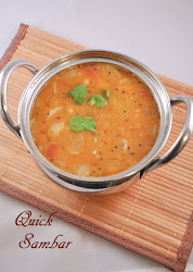 sambar cooker quick indian easy pressure recipes amuthiskitchen food southern chopped cup raddish vegetables method south