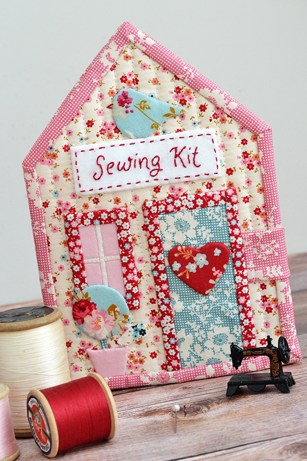 Down Grapevine Lane Tilda sewing kit house