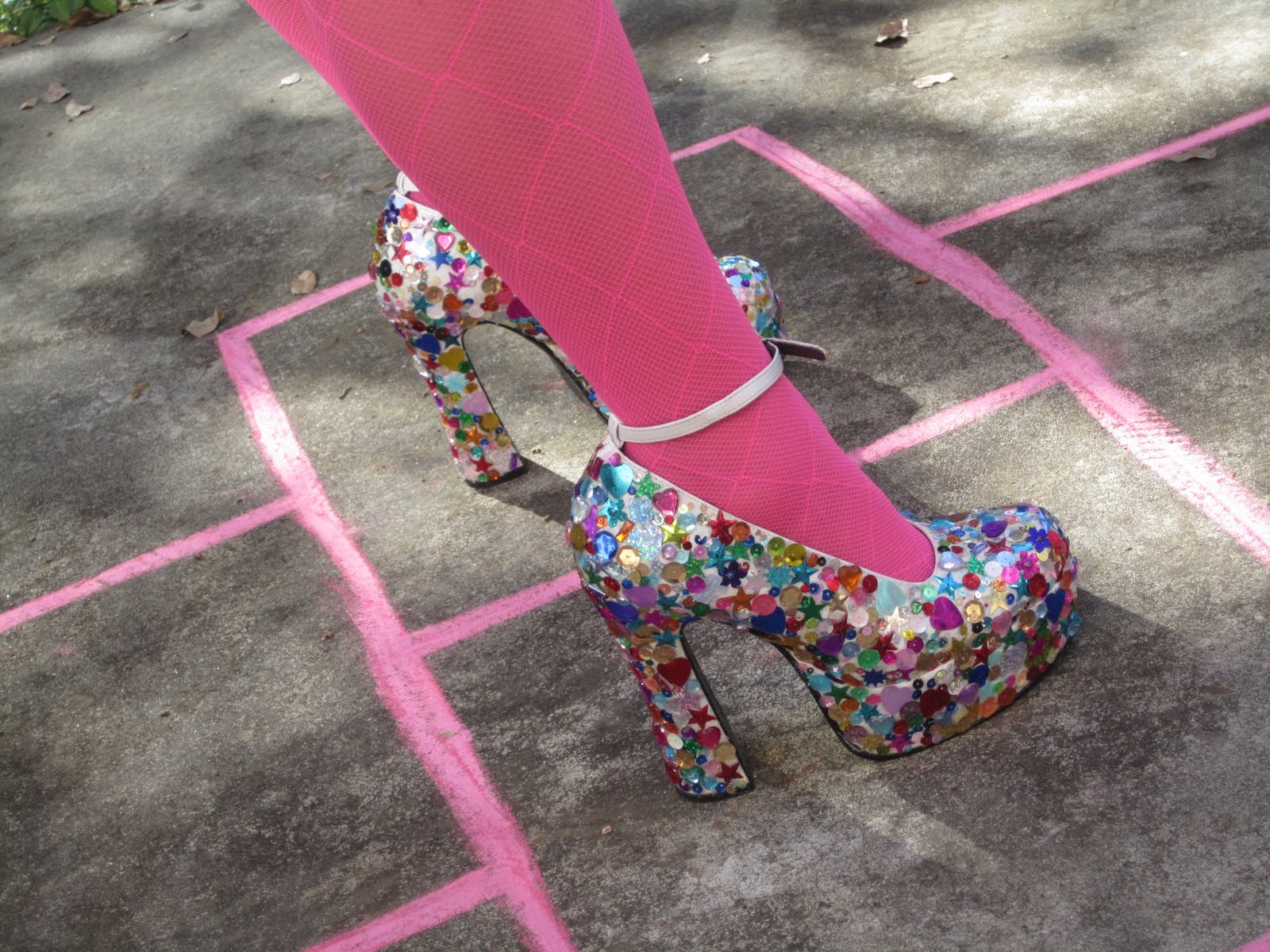 LaSophia DIY Sequin shoes