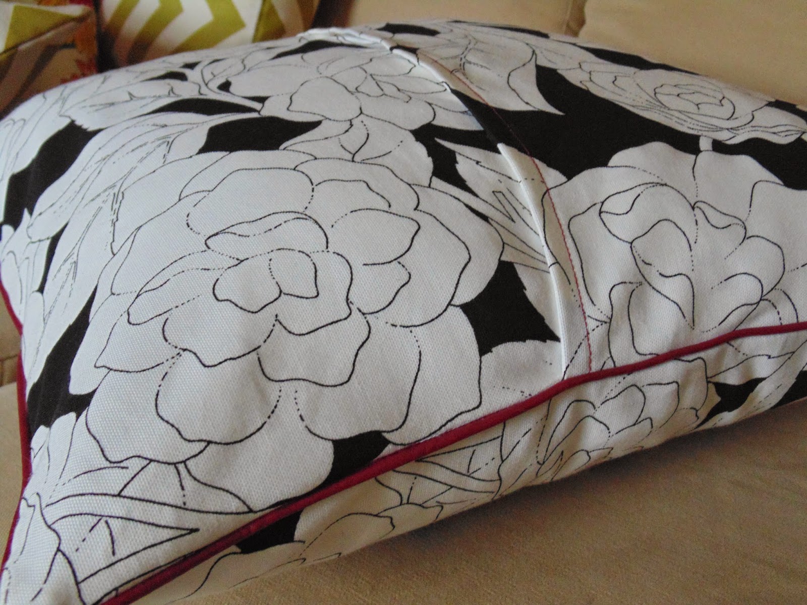 Diary of a Chain Stitcher: Mood Fabrics Cotton Canvas Print Cushion Covers
