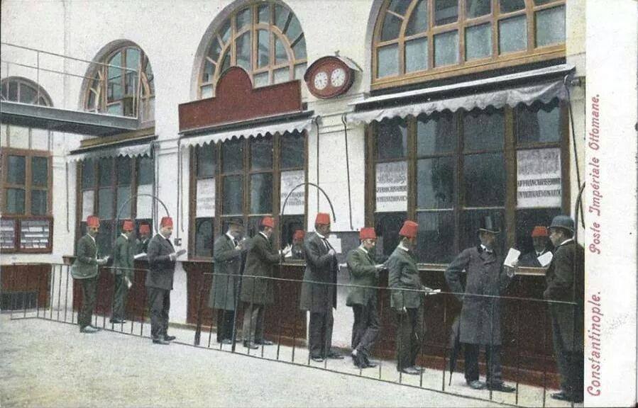 osmanli posta pullari aci bir kahve tadinda