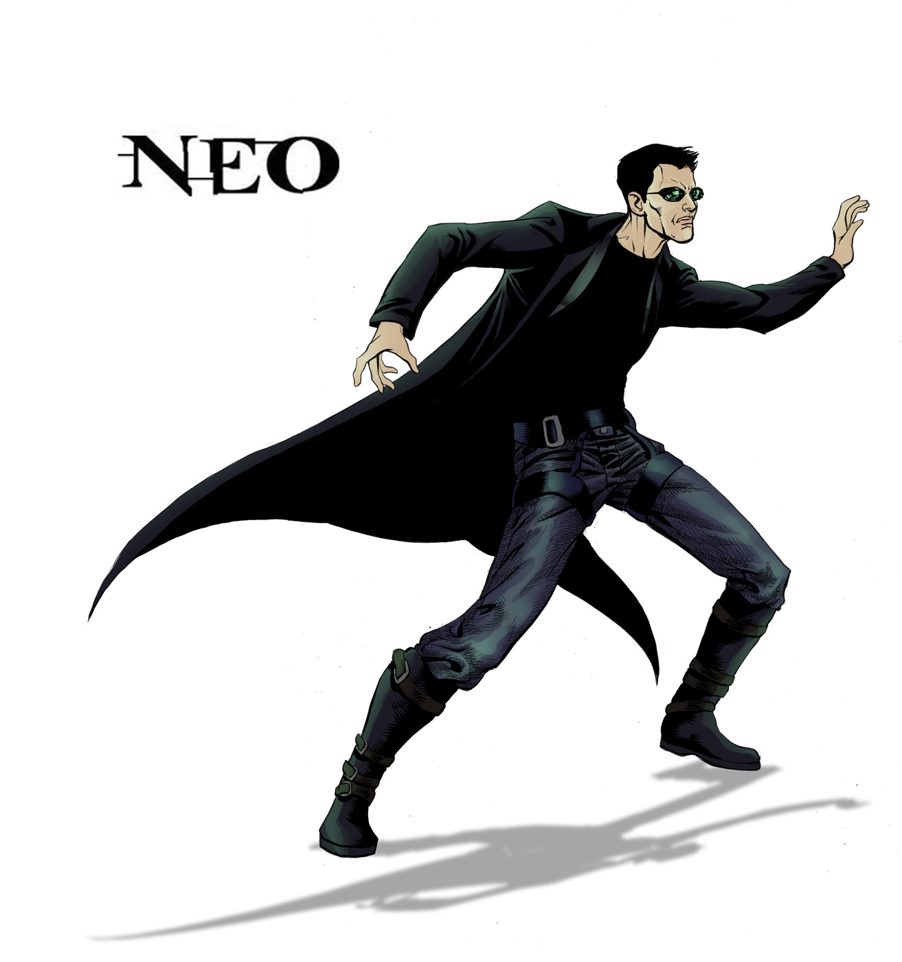 Нео матрица рисунок