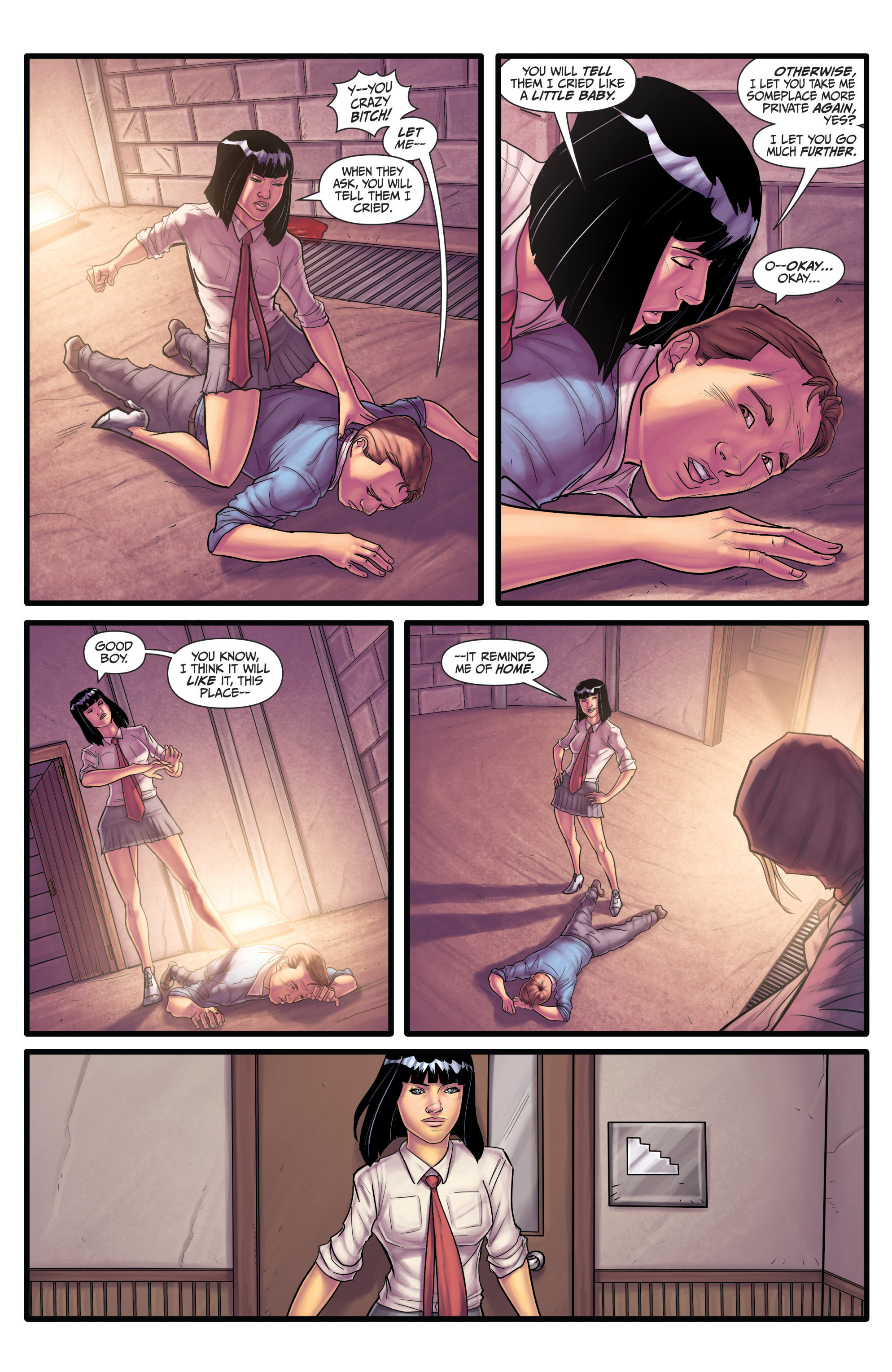 Read online Morning Glories comic -  Issue #21 - 35