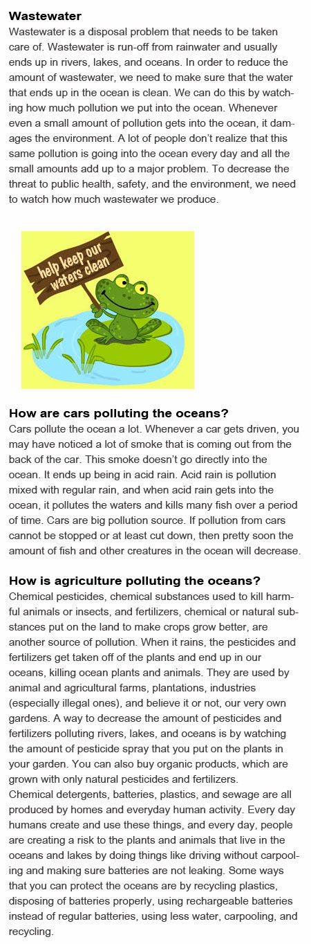 Ocean pollution facts for kids