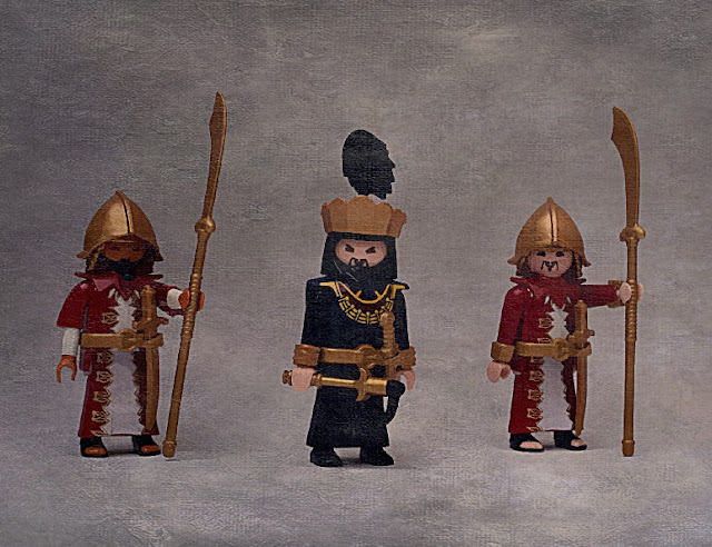 PLAYMOBIL CUSTOM CHINESE AND MONGOL WARRIORS MARCO POLO