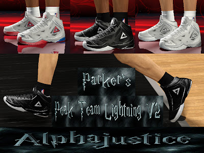 NBA 2K13 Peak Team Lightning Tony Parker Finals Shoes