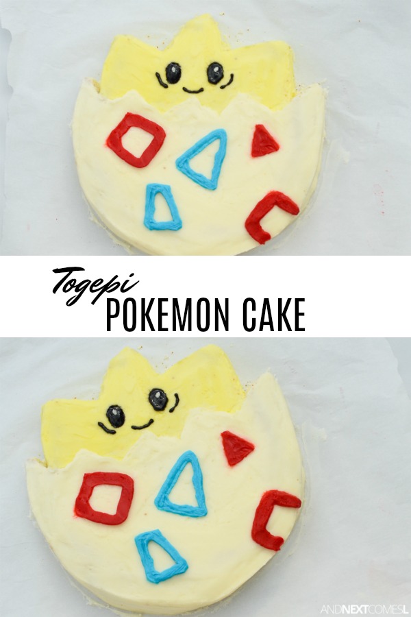 How to make a Togepi Pokemon birthday cake