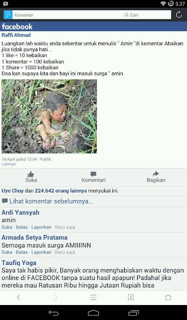 Bayi masuk syurga Nya Syurga UntukBayi