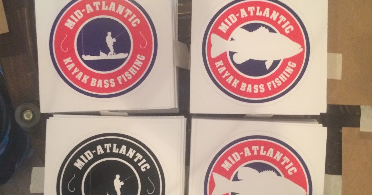 MidAtlantic Kayak Bass Fishing Series Stickers