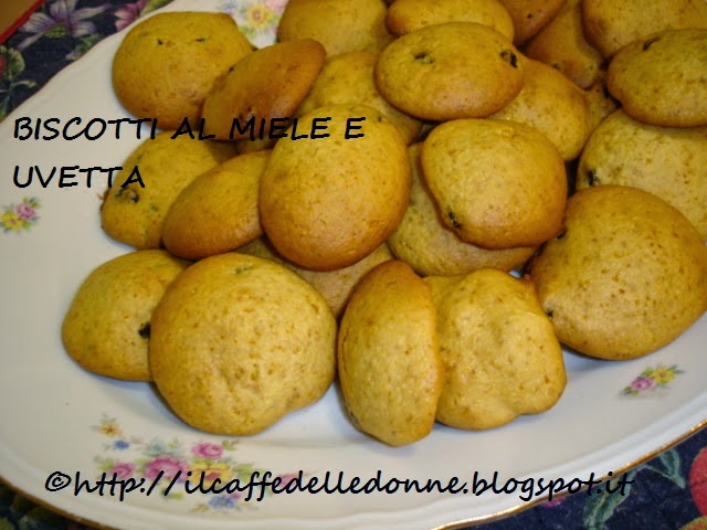 biscotti miele e uvetta