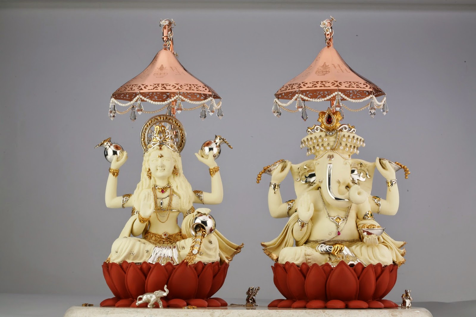 Frazer and Haws - Shopping For Pooja Accessories and Statues of Indian Gods in Silver, Gold or Crystals? This Store Is For You! concept Diyas