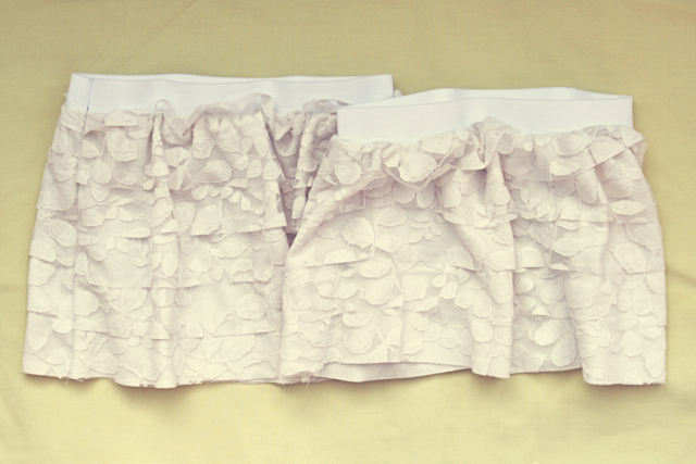 The Modern Marigold: mini tutorial: layered lace skirt