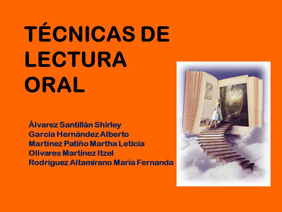 Competencias de Comunicación Unidad VI. Técnicas de lectura oral Competencias de Comunicación Unidad VI. Técnicas de lectura oral