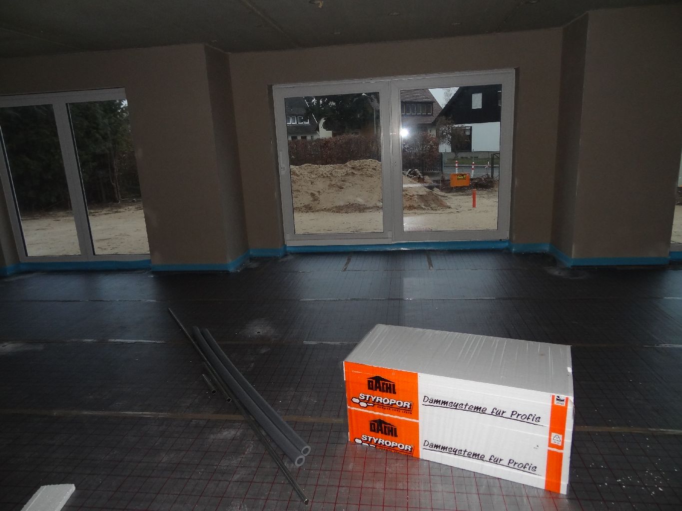 ...unser Haus entsteht: Fußbodenheizung Teil 2