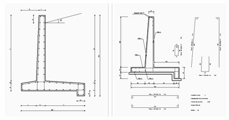 Murs De Soutenement Details Autocad A Telecharger Dwg Journal3