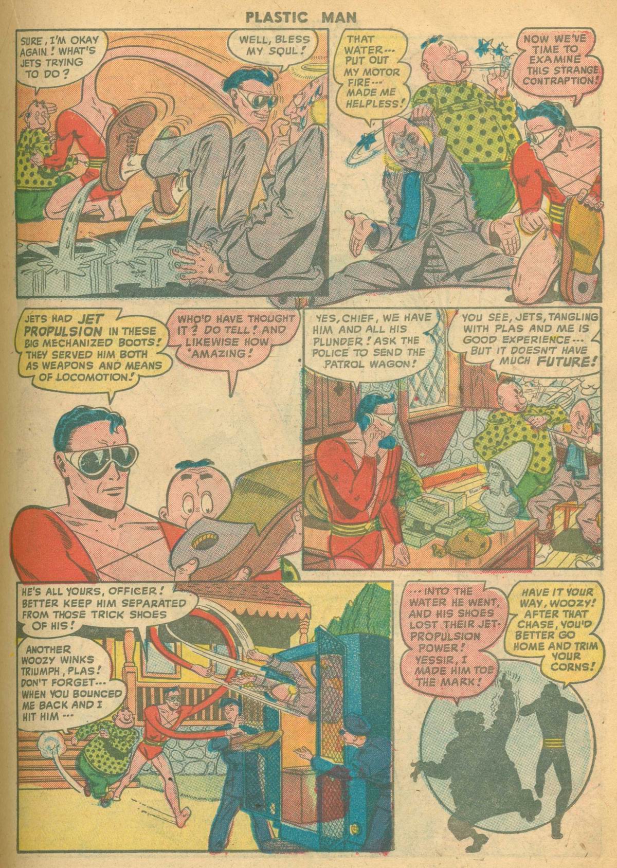 Read online Plastic Man (1943) comic -  Issue #13 - 25