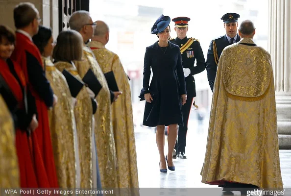 Prince Harry, Prince William, Duke of Cambridge and Catherine, Duchess of Cambridge attend a Service of Commemoration for troops who were stationed in Afghanistan