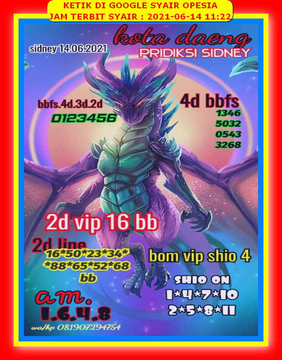 gambar togel sydney