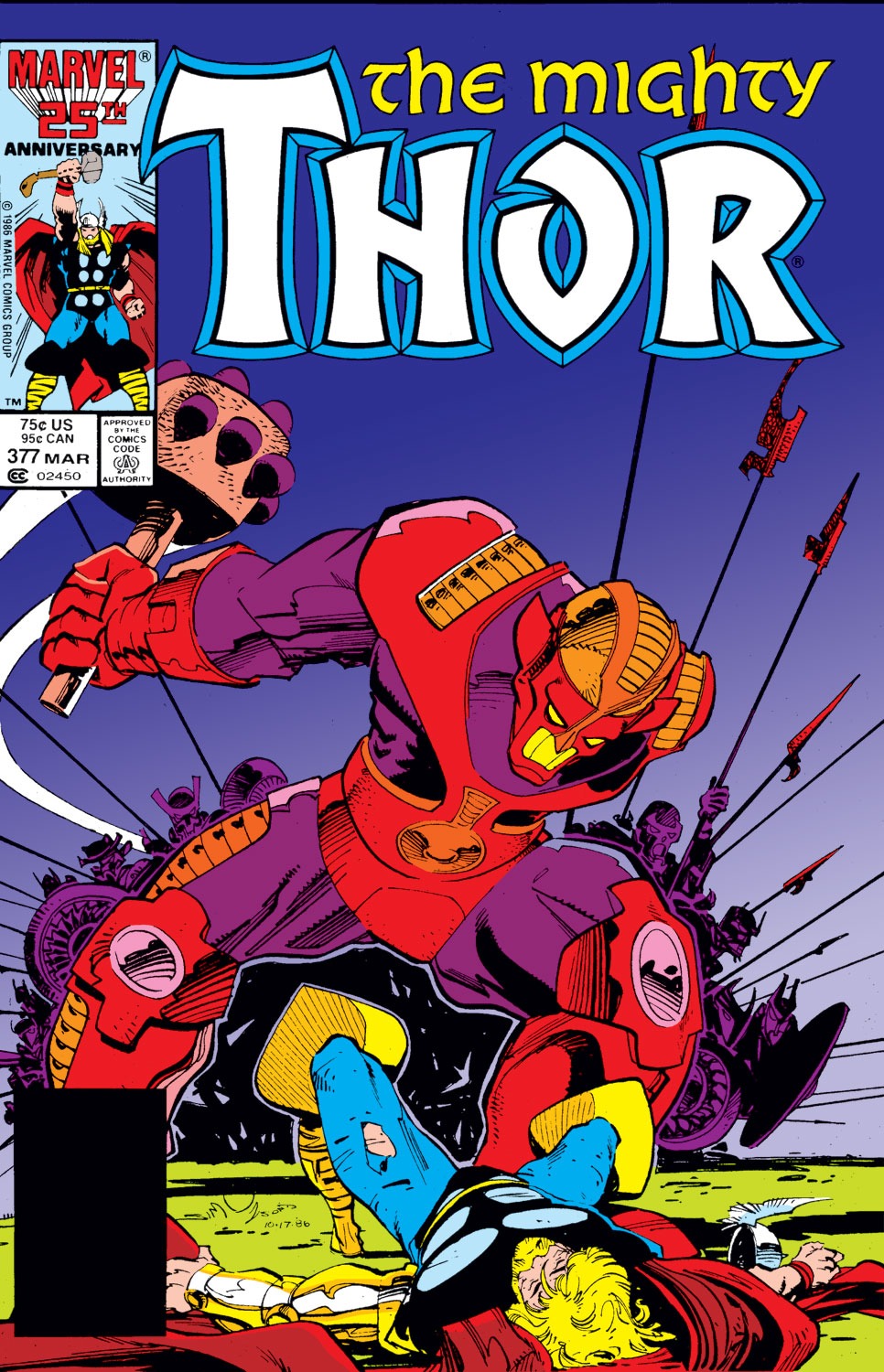 Read online Thor (1966) comic -  Issue #377 - 1