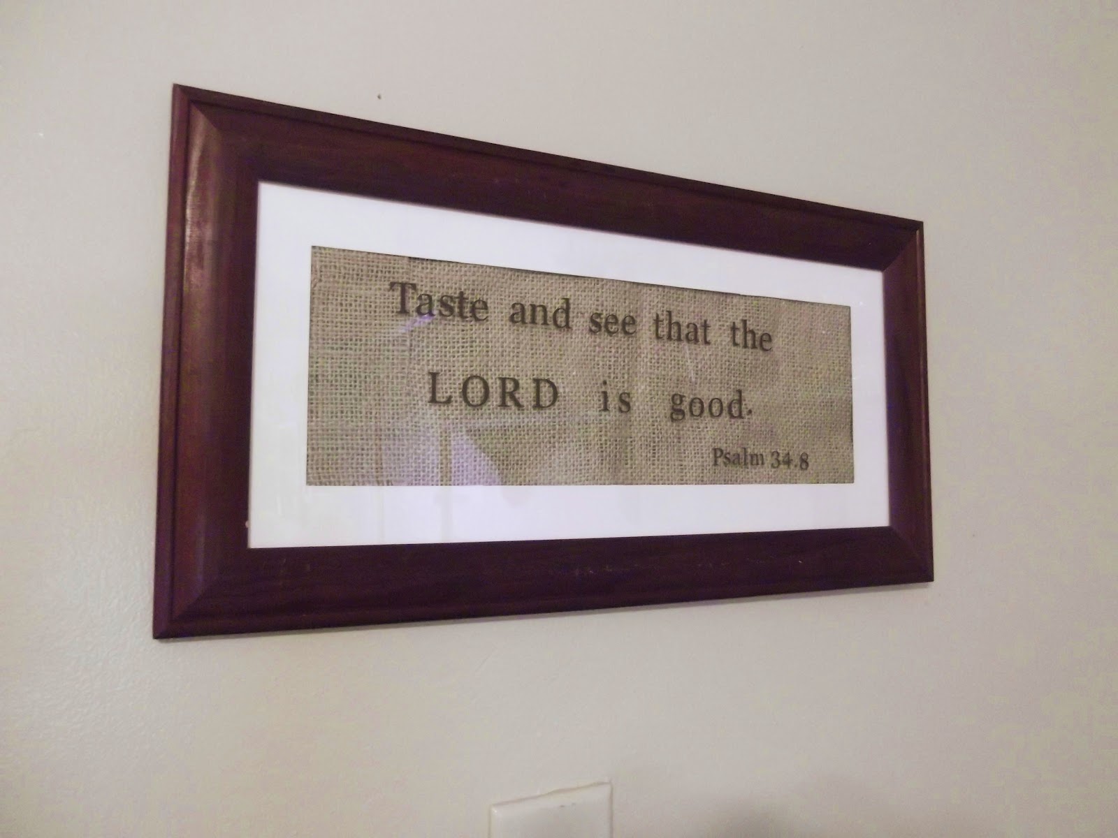 Thrifty 31 Blog Bible Verse Kitchen Decor
