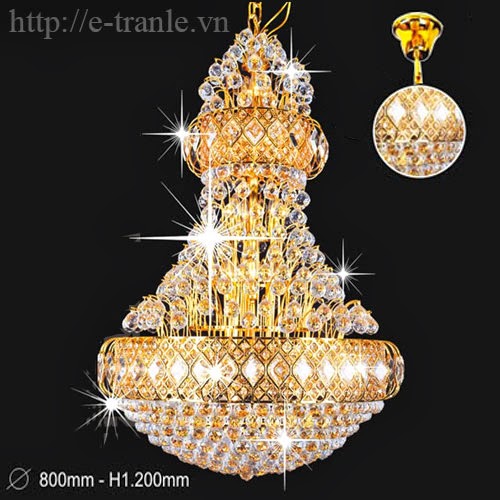 Tìm hiểu khi chọn đèn trang trí Đèn chùm Pha Lê