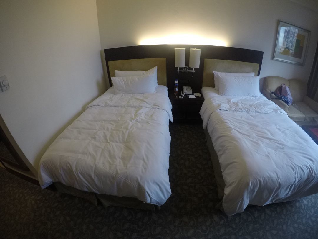 Beds at EDSA Shangri-La Hotel