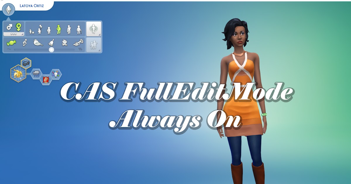 sims 4 full cas cheat sims 4 full cas cheat