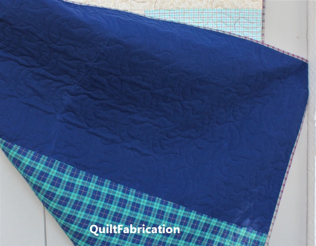 Quarter Cut 3 quilt back stitching
