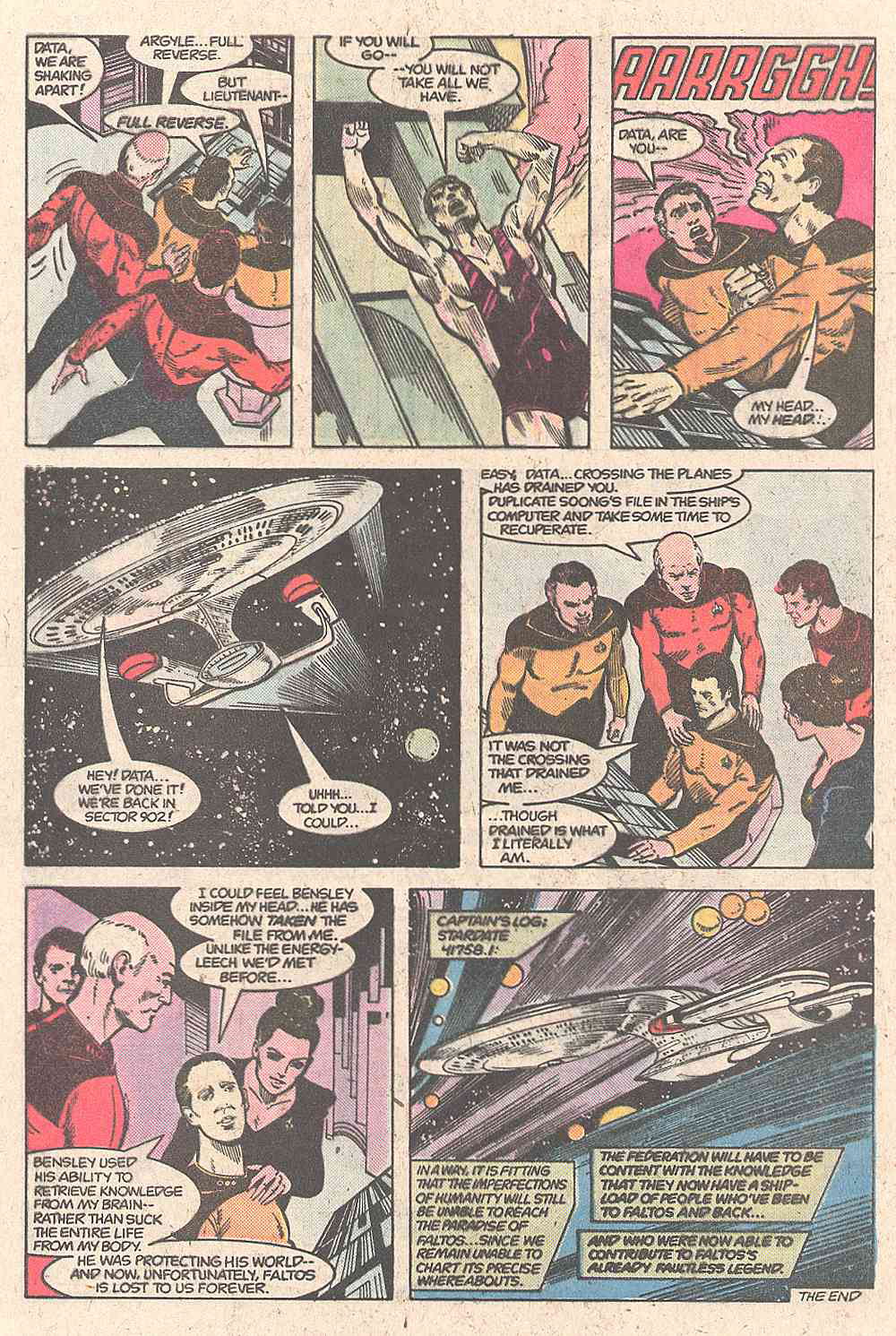 Read online Star Trek: The Next Generation (1988) comic -  Issue #6 - 23
