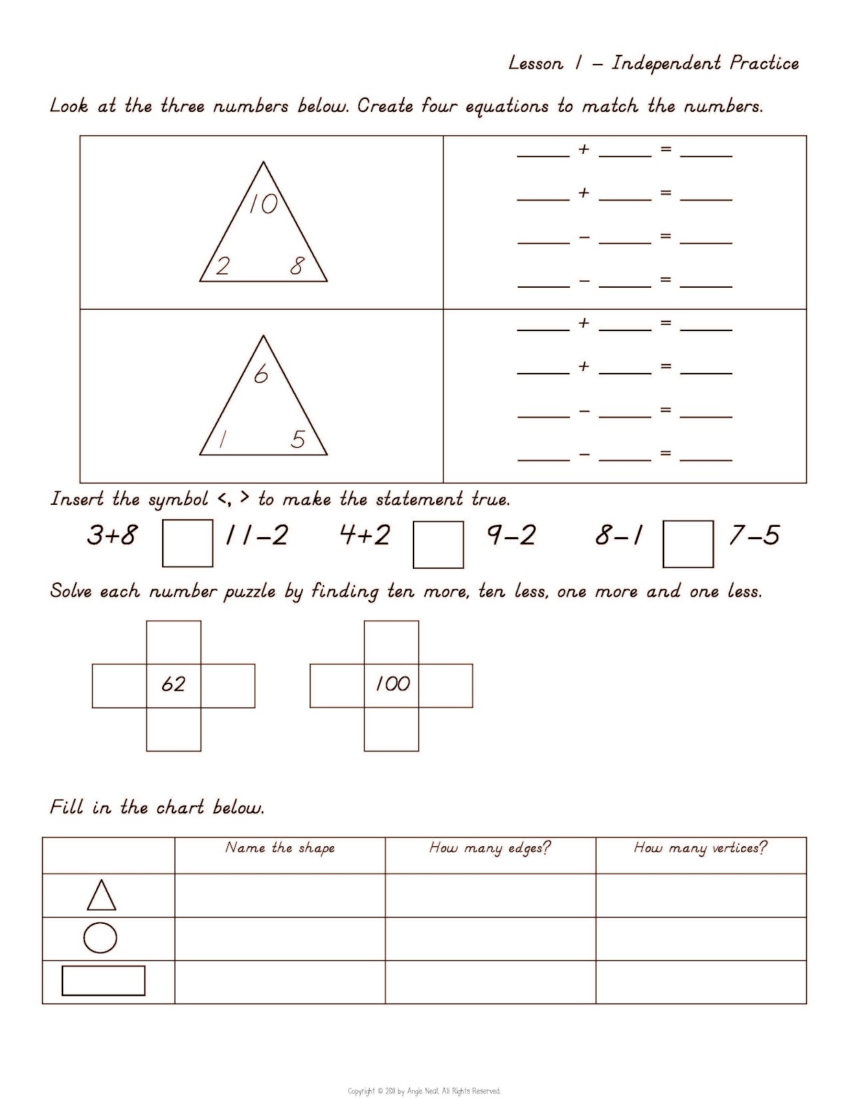 Fall Into First: First Grade CORE Math