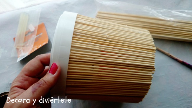 Manualidades , DIY , hacer cesta , cestos , guardar labores 