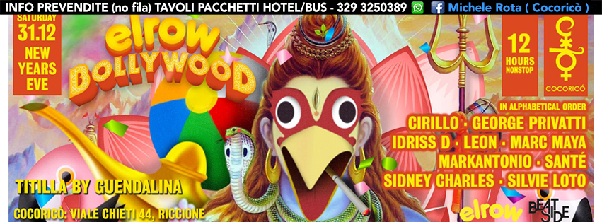 Capodanno Cocorico 2017 Elrow