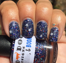 My Nail Polish Obsession: Red Dog Designs Red White & BOOM!