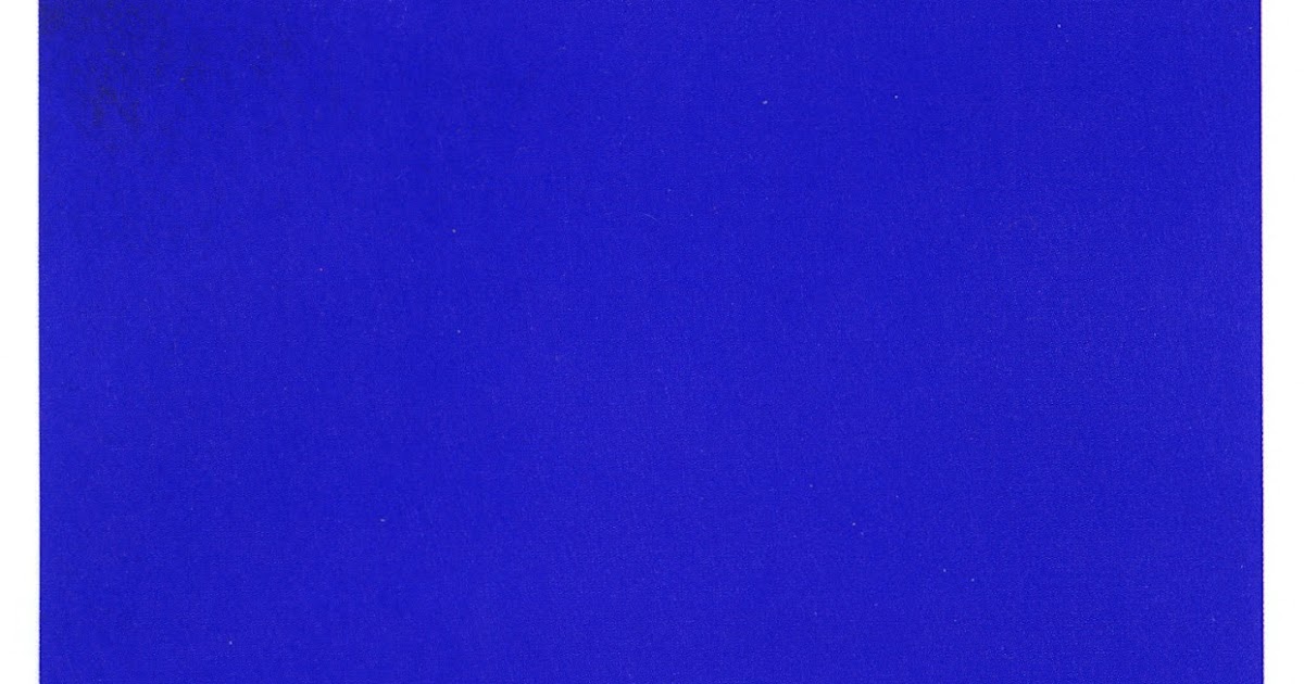 Yves Klein Blue Yves Klein Blue