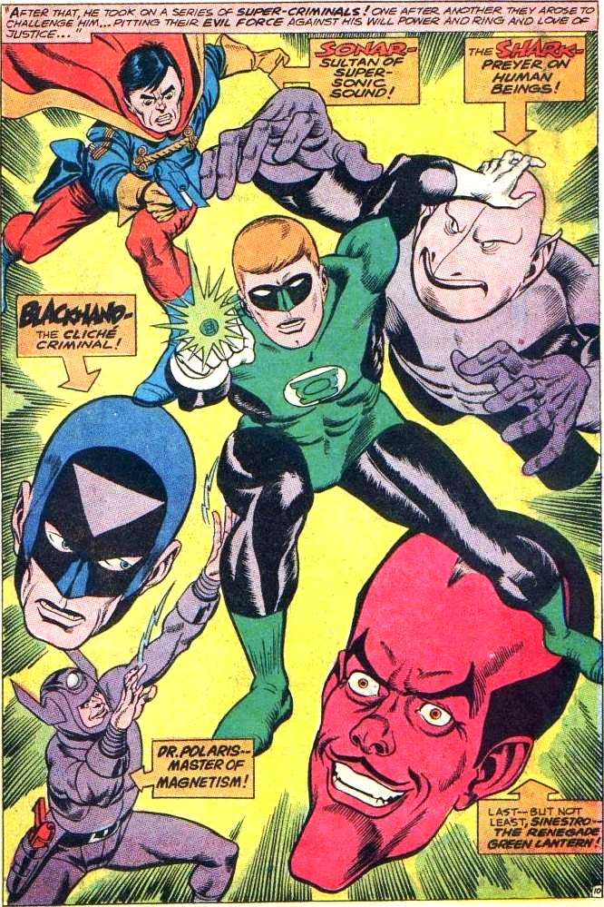 Mayfair DC Heroes Character Database Green Lantern's Rogues Gallery