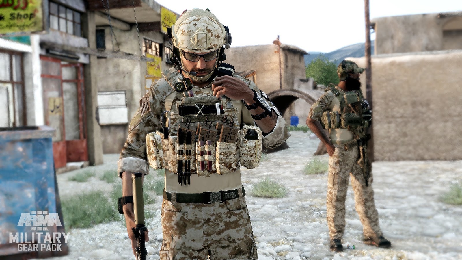 JPC 等プレキャリなど追加の Arma 3 用 Military Gear Pack MOD の AOR 拡張パック 弱者の日記