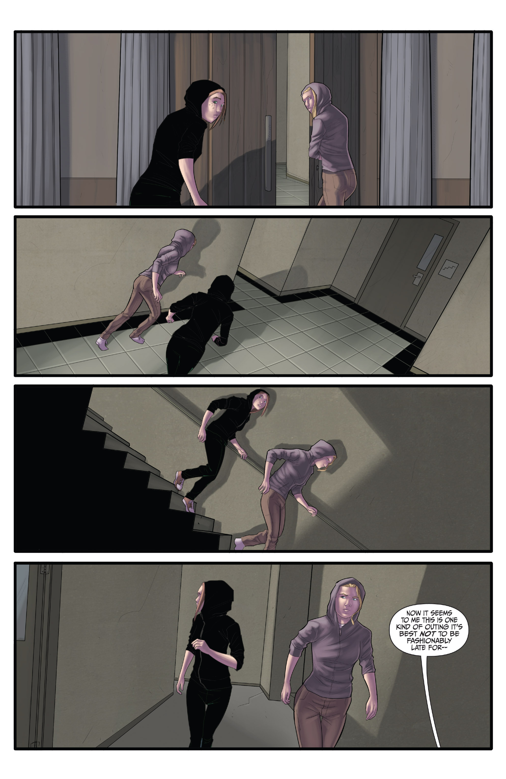 Read online Morning Glories comic -  Issue # _TPB 6 - 112