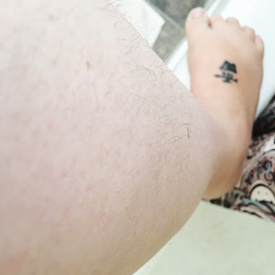 stone pumice removal hair calf using before