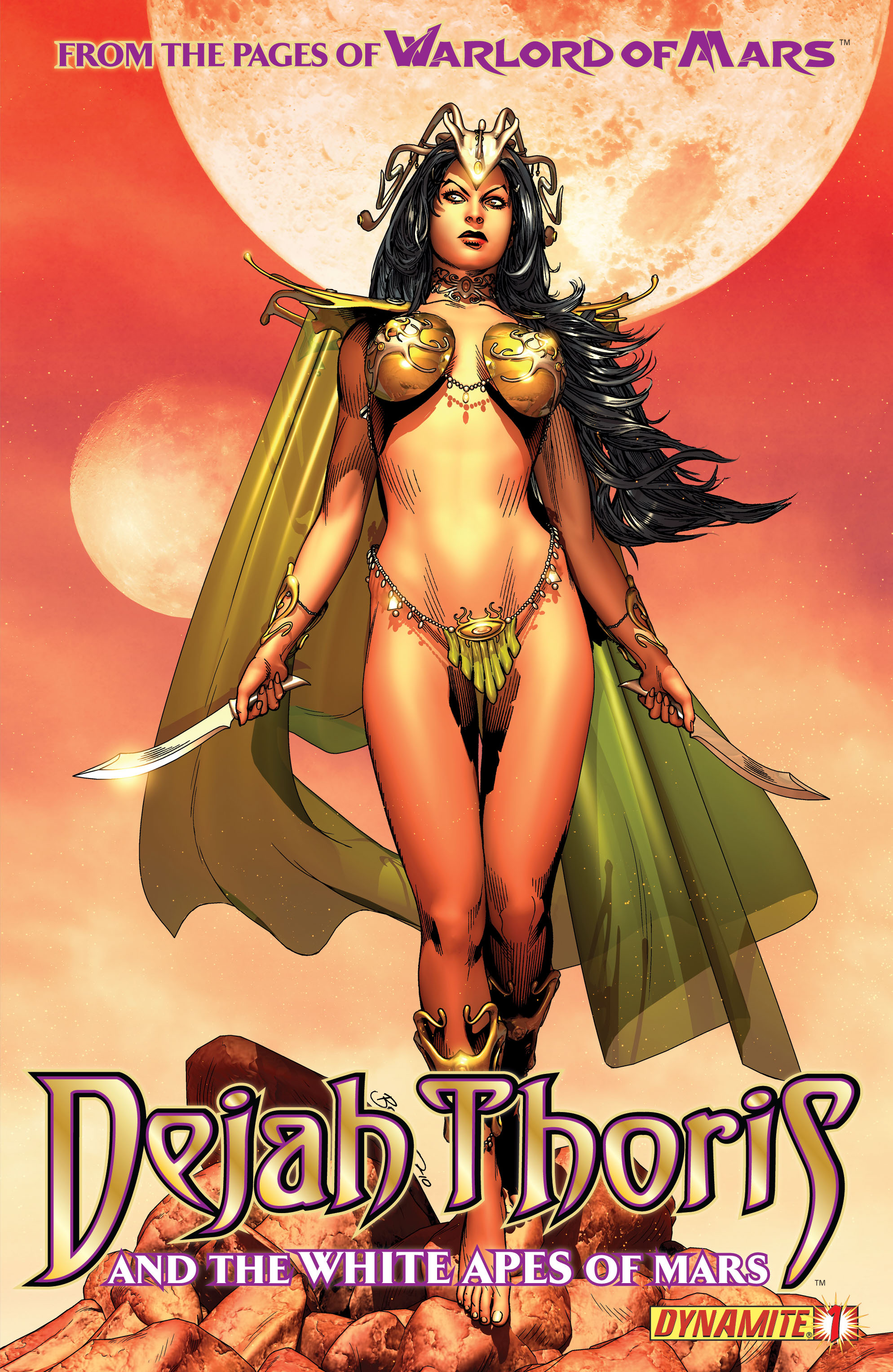 Read online Dejah Thoris and the White Apes of Mars comic -  Issue #1 - 2